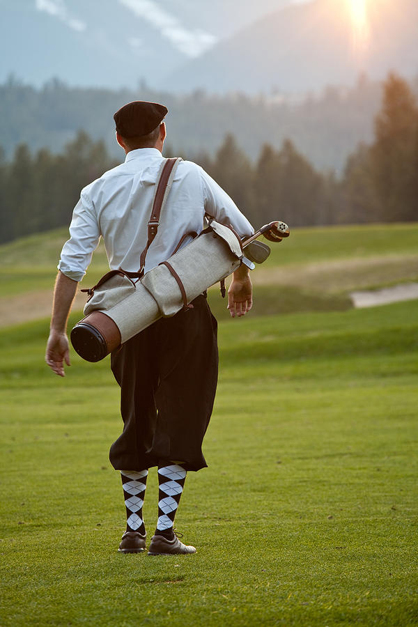 Vintage Golfer with Plus Fours #2 Photograph by ImagineGolf
