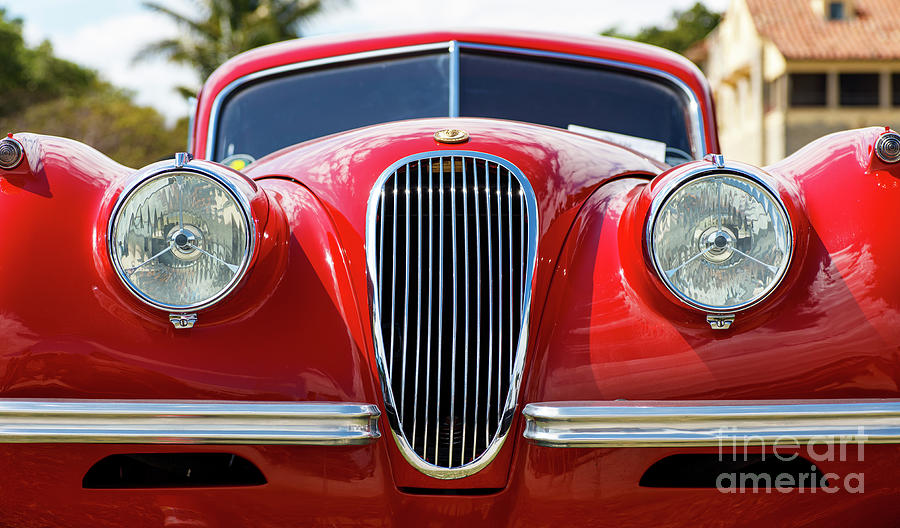 Vintage Jaguar Automobile #2 Photograph by Raul Rodriguez
