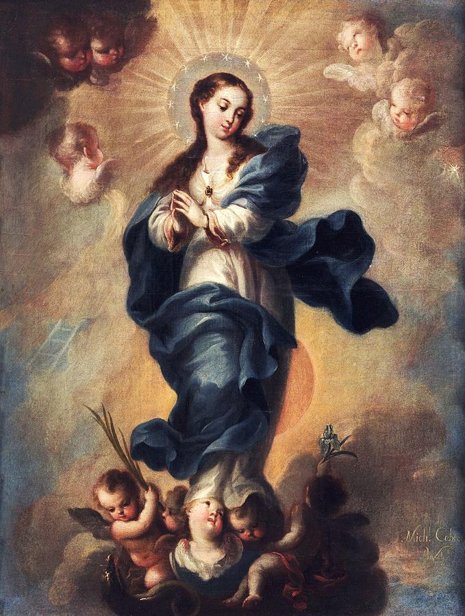 Virgin of the Apocalypse Painting by Miguel Cabrera - Fine Art America