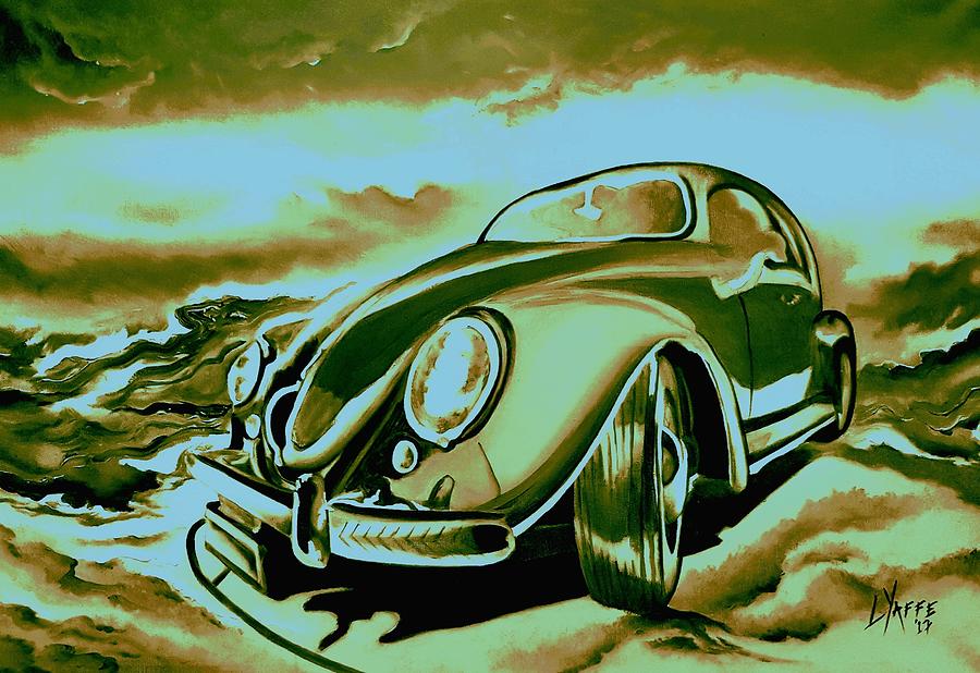 Volkswagen Beetle #9 Painting by Loraine Yaffe