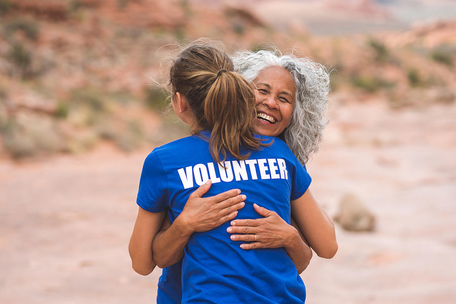 Volunteers at Utah Desert Race #2 Photograph by FatCamera