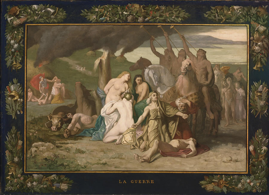 Pierre Puvis De Chavannes Painting - War  #2 by Pierre Puvis de Chavannes