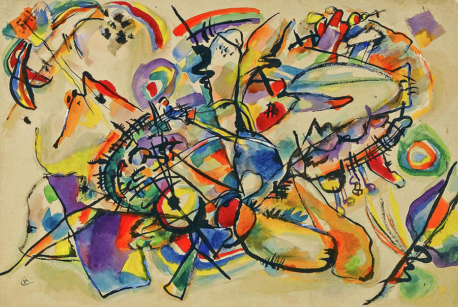 Wassily Kandinsky 1866 1944 OHNE TITEL UNTITLED Painting by Artistic ...