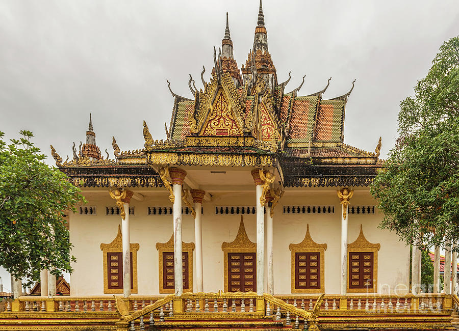 Wat Intnhean Called Wat Krom Buddhist Temple In Sihanoukville. C Photograph