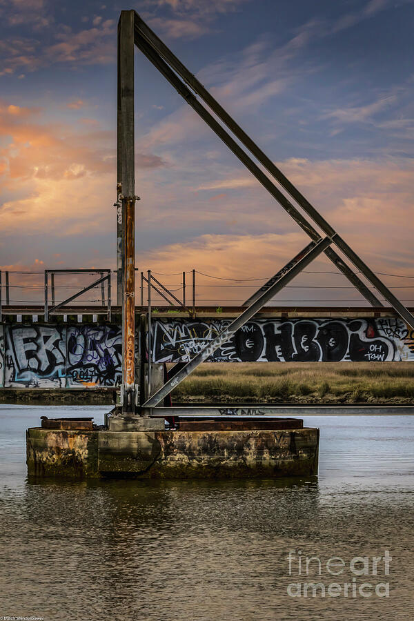 Sunset Photograph - Water Under The Bridge #2 by Mitch Shindelbower