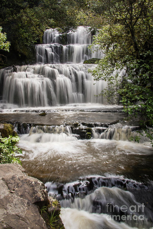 Waterfall Layers  #3 Photograph by Bob Phillips