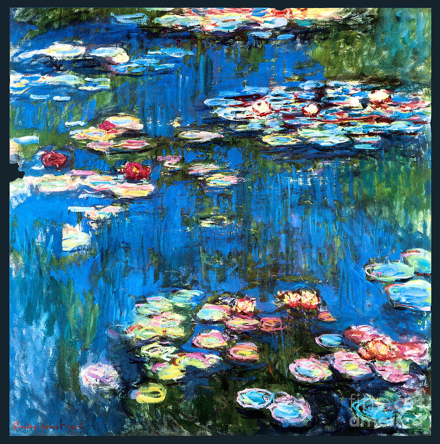 Waterlilies 1914 Painting by Claude Monet