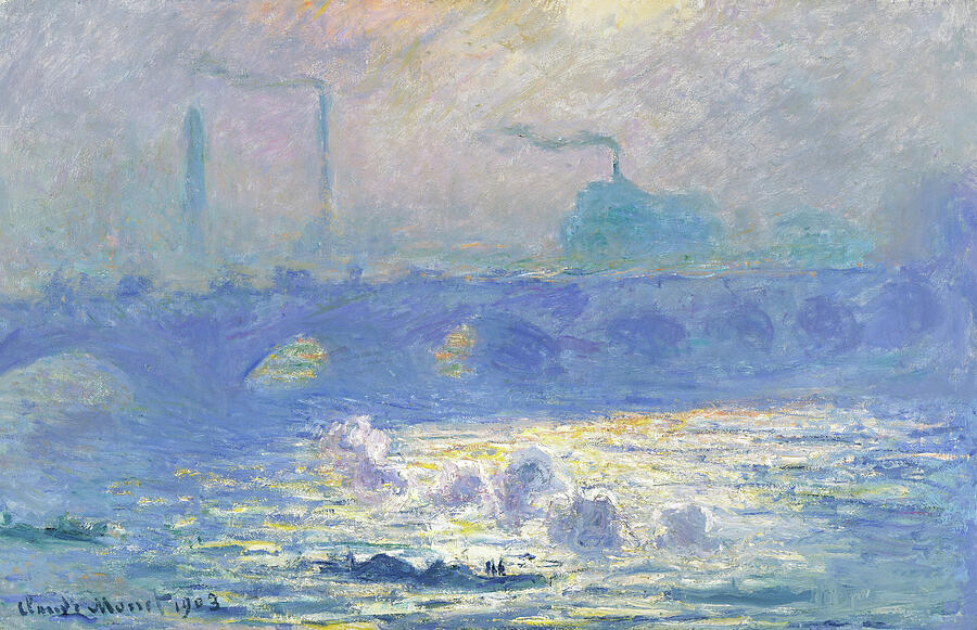 Waterloo Bridge, from 1903 Painting by Claude Monet