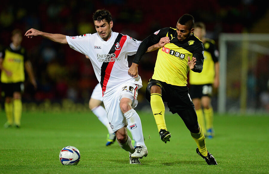 Watford v AFC Bournemouth - Capital One Cup Second Round #2 Photograph by Jamie McDonald