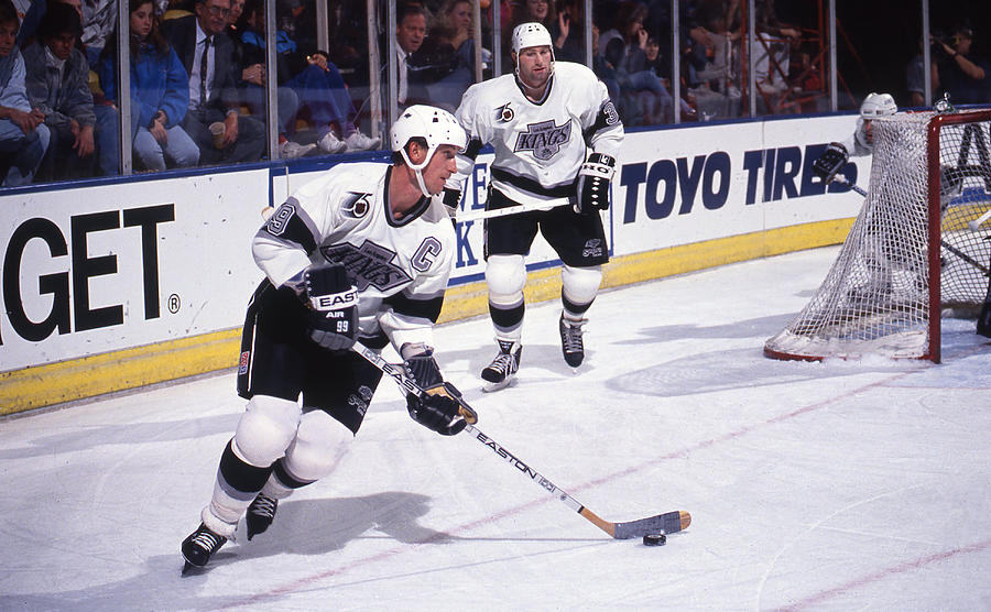 Wayne Gretzky of the Los Angeles Kings #2 Photograph by Bernstein Associates