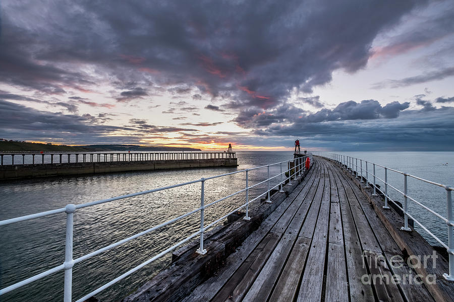 Whitby East Pier #2 Photograph by Martin Williams