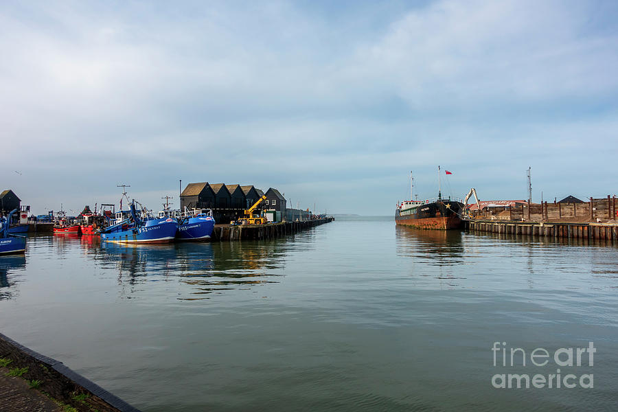 Whitstable harbor in Kent #2 Photograph by Louise Heusinkveld