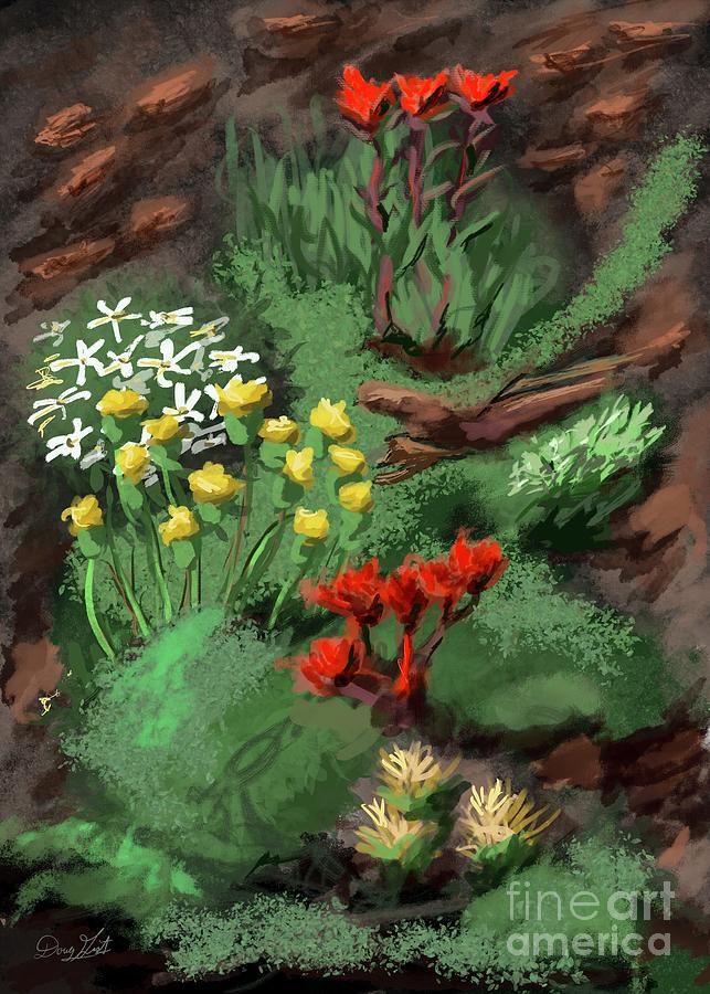 Wildflowers  Digital Art by Doug Gist