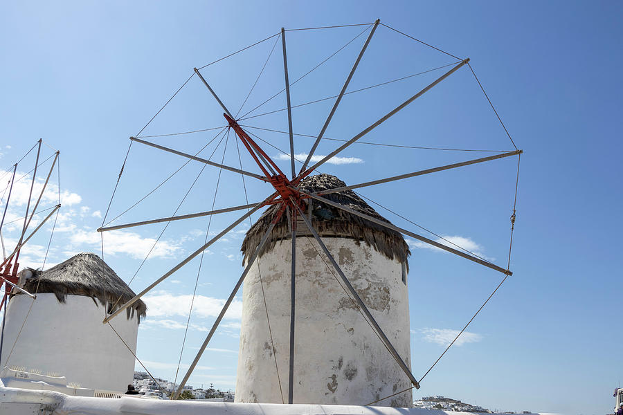 Windmill in Mykonos #2 Photograph by Pietro Ebner