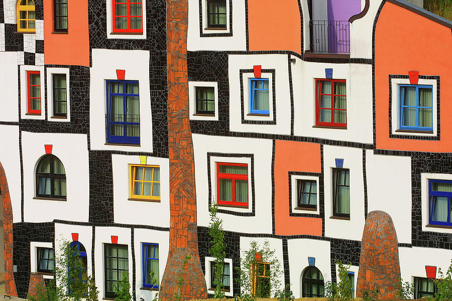 Hundertwasser's windows Photograph by Nelson Souto - Fine Art America