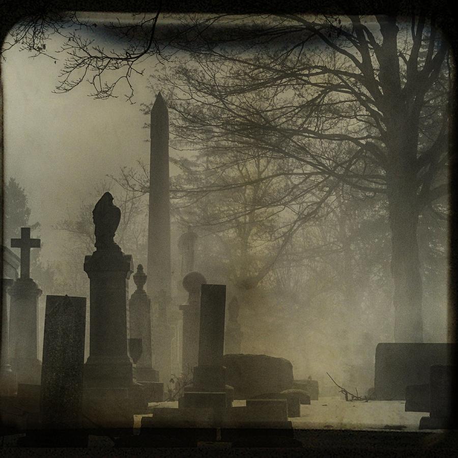 Spooky Winter Graveyard Photograph by Gothicrow Images - Fine Art America