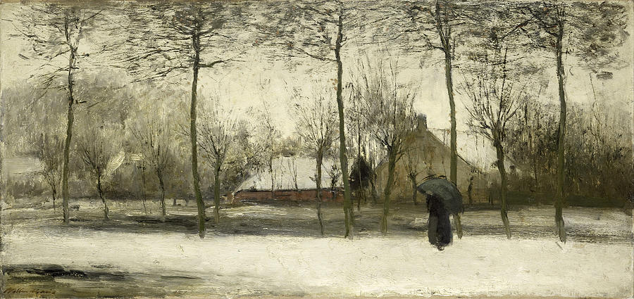 Winter landscape #3 Painting by Willem Maris