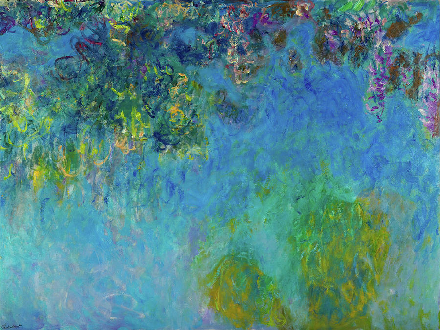 Claude Monet Painting - Wisteria #2 by Claude Monet