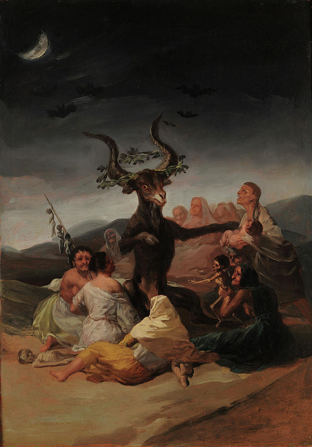 Francisco Goya Painting - Witches Sabbath #4 by Lagra Art