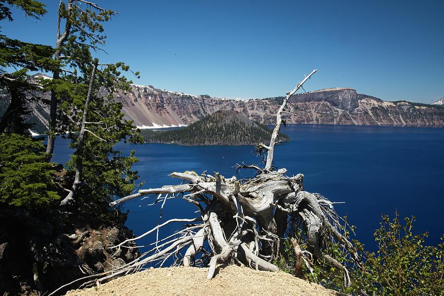 Wizard Island in Crater Lake #3 Photograph by Walt Sterneman