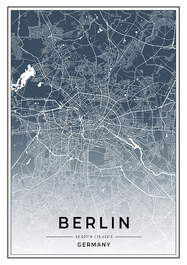 World City Berlin - Streets of Berlin, Metropolis of Berlin, Street Map ...