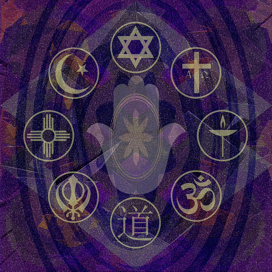 2 World Religions Digital Art by Sol To Soul - Fine Art America