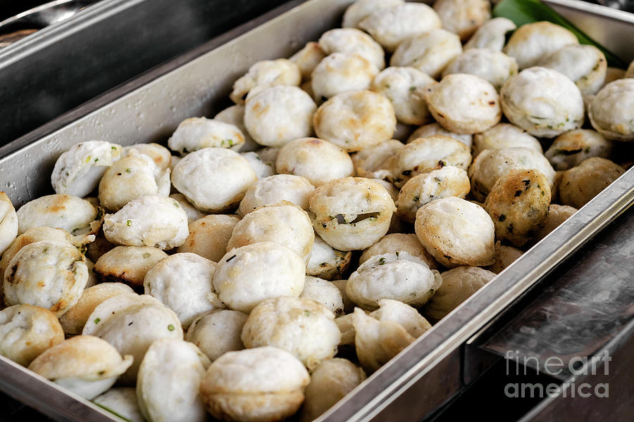 Xoi Chien Phong Deep Fried Sticky Rice Balls In Vietnam Photograph