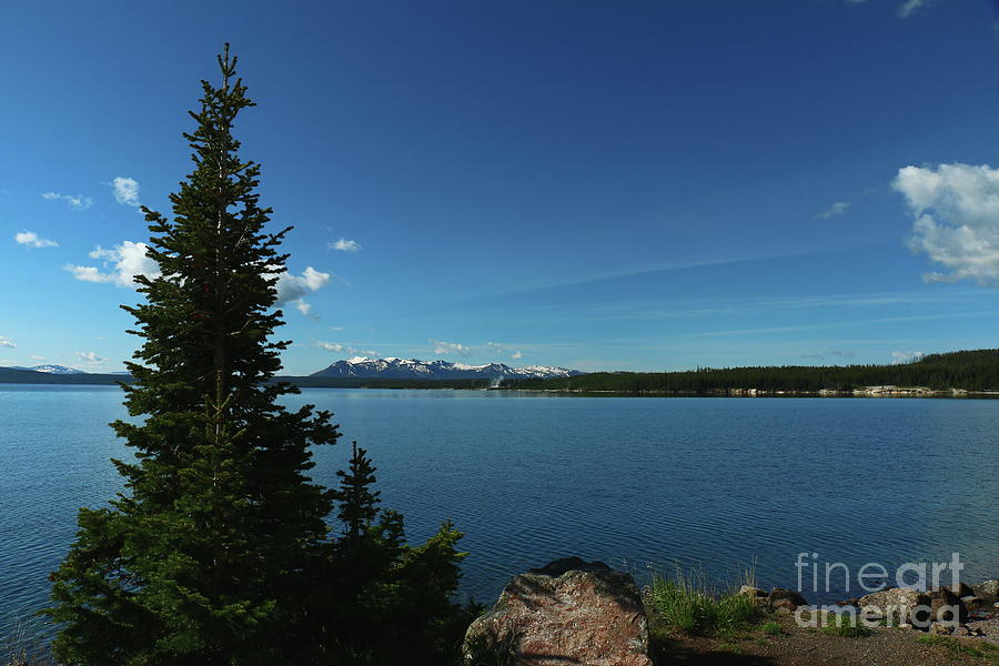 Yellowstone Lake View  #1 Photograph by Christiane Schulze Art And Photography