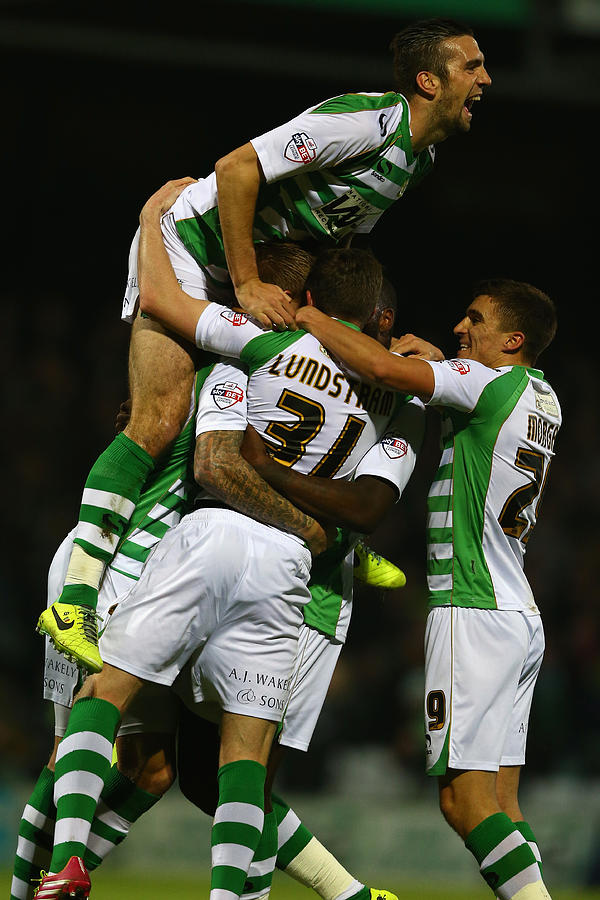 Yeovil Town v Blackpool - Sky Bet Championship #2 Photograph by Michael Steele