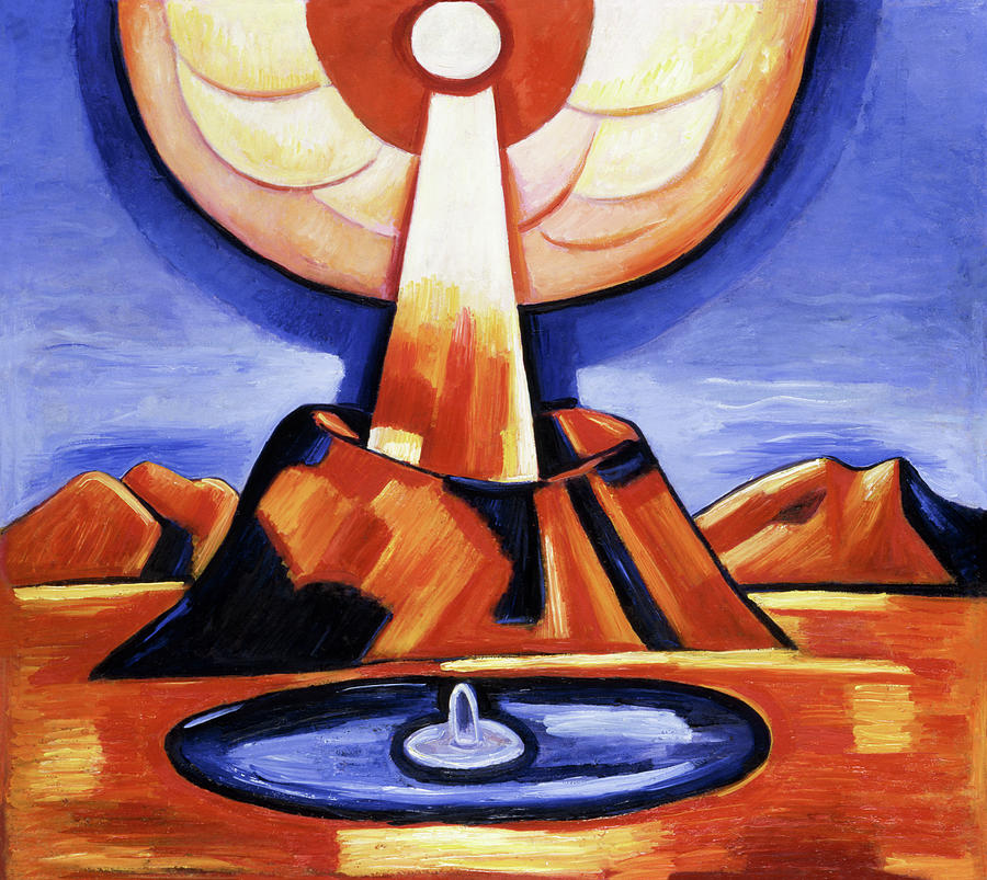 Marsden Hartley Painting - Yliaster, Paracelsus #2 by Marsden Hartley
