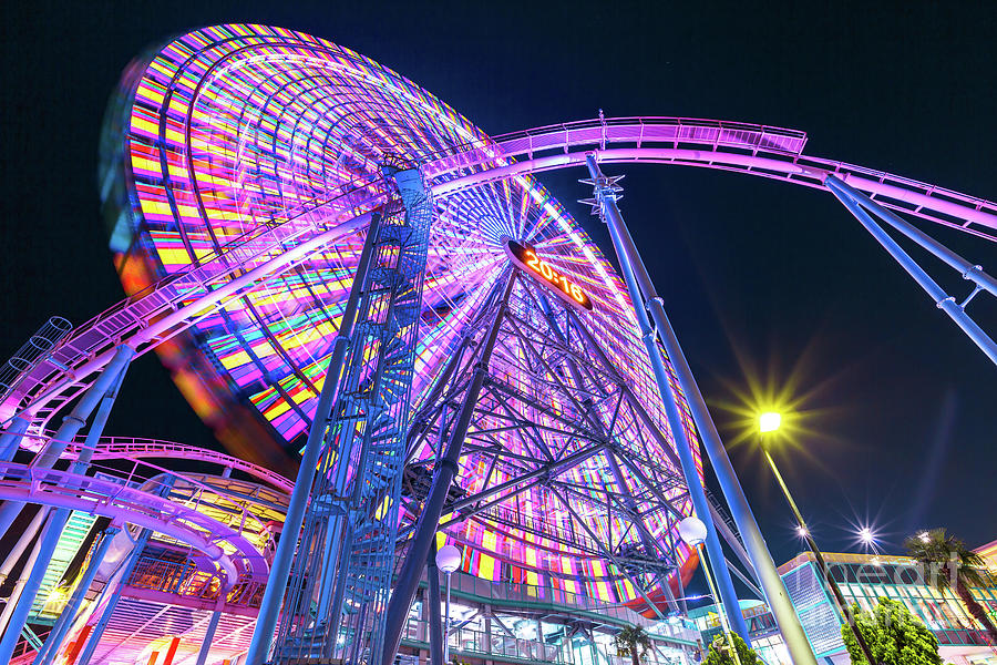 Yokohama Ferris Wheel #2 Photograph by Benny Marty