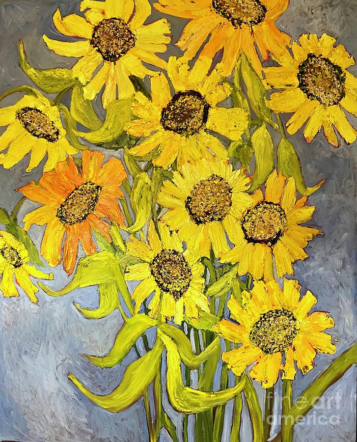 You Are My Sunshine  #2 Painting by Sherry Harradence