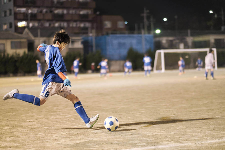 Youth Soccer Player in Tokyo Japan #2 Photograph by RichLegg