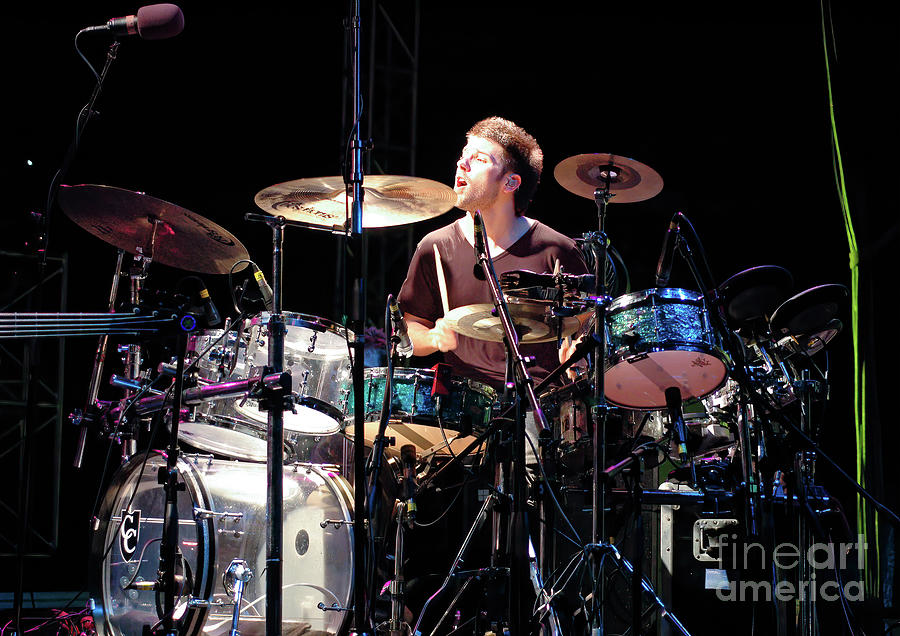 Zach Velmer on Drums with STS9 - Sound Tribe Sector 9 #2 Photograph by David Oppenheimer