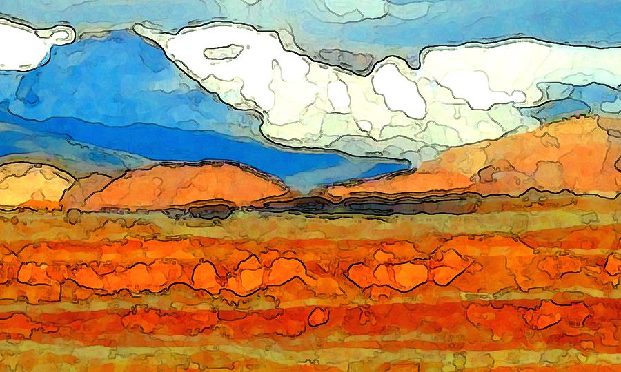 Zion Exposed panel two of three #1 Digital Art by Linda Mears