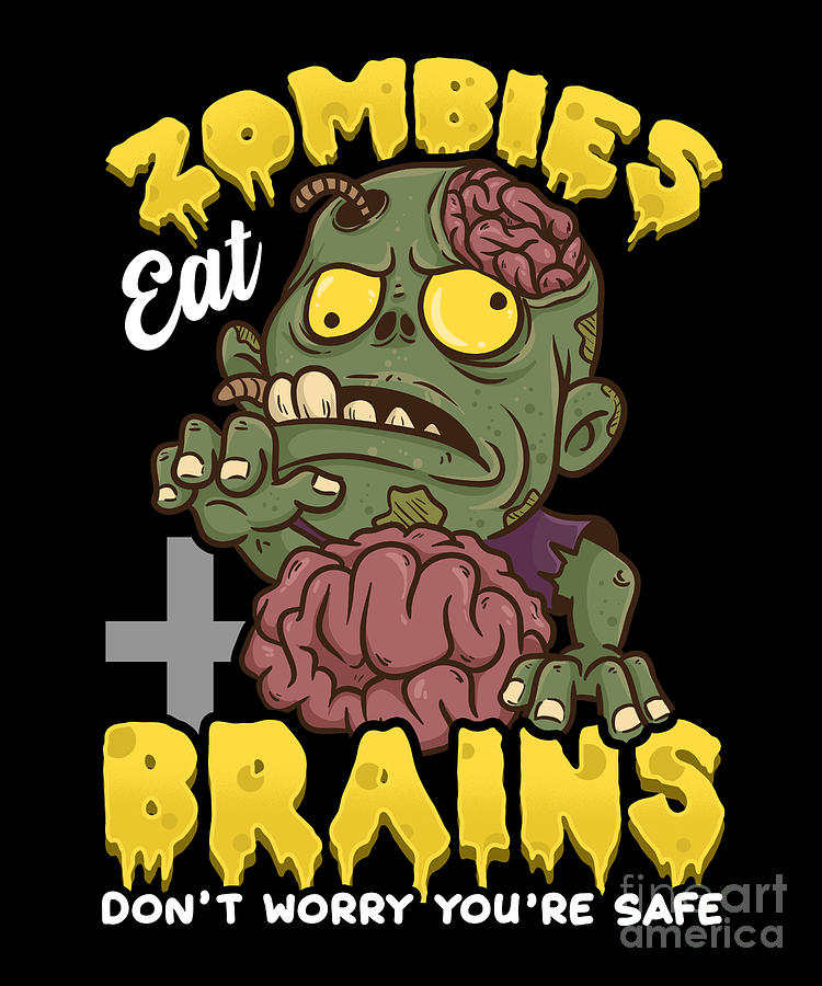 zombie eating brains