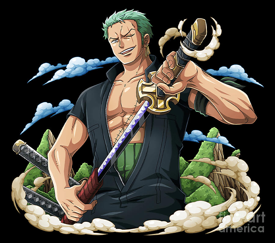 Zoro Digital Art by Shakira Murphy - Fine Art America