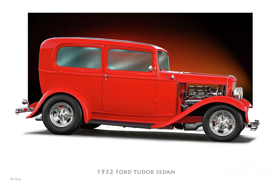 1932 Ford Tudor Sedan #20 Photograph by Dave Koontz