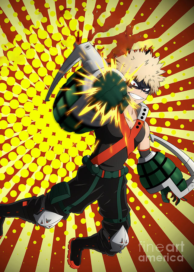 Bakugo Digital Art By Artspace