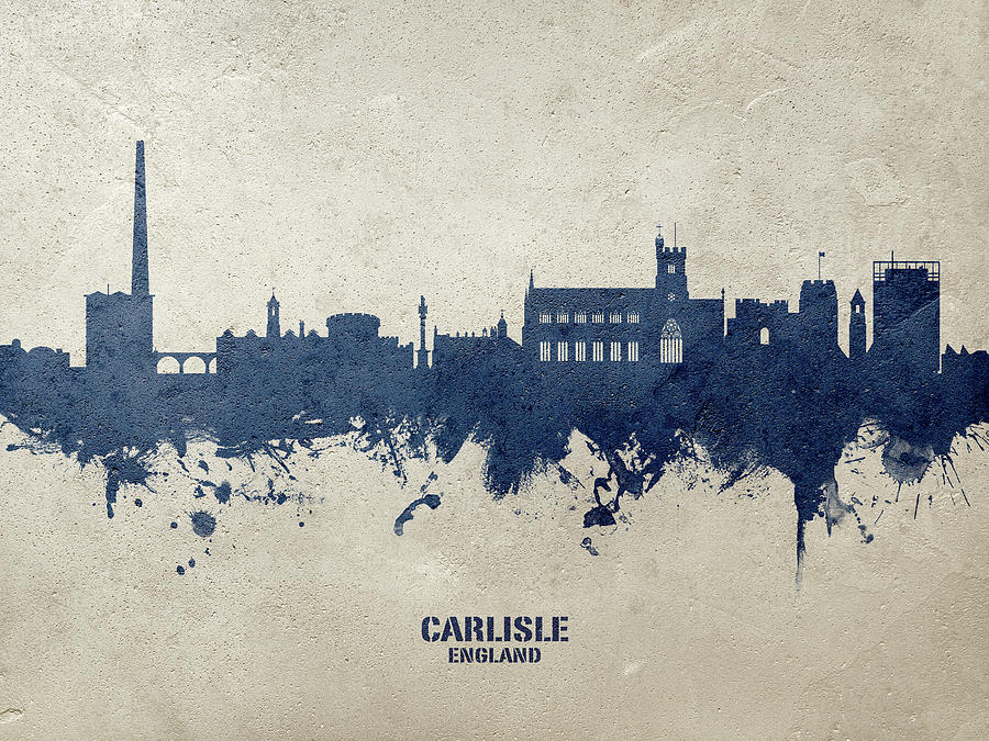 Carlisle England Skyline #20 Digital Art by Michael Tompsett