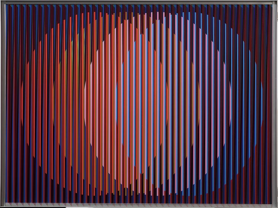 Color Scheme by Carlos Cruz Diez Painting by Mouhcine Najimi - Fine Art ...