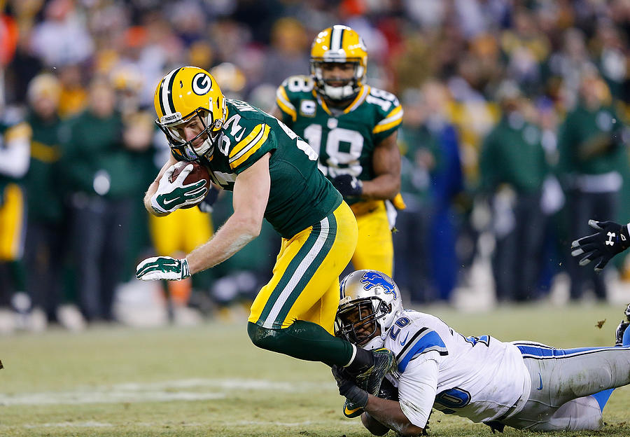 Detroit Lions v Green Bay Packers #20 Photograph by Leon Halip