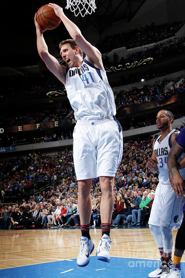 Dirk Nowitzki Photograph by Glenn James Dirk Nowitzki Photograph by Glenn James