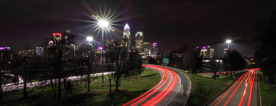 Downtown of Charlotte North Carolina skyline  #20 Photograph by Alex Grichenko