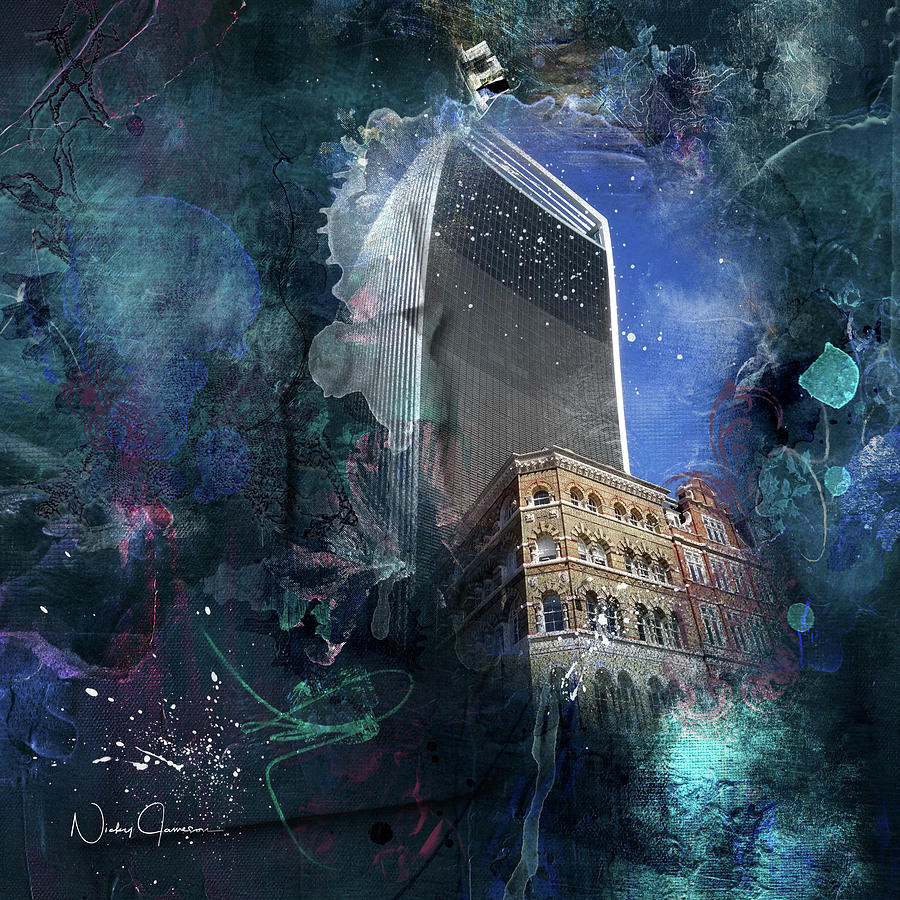 20 Fenchurch Mixed Media by Nicky Jameson