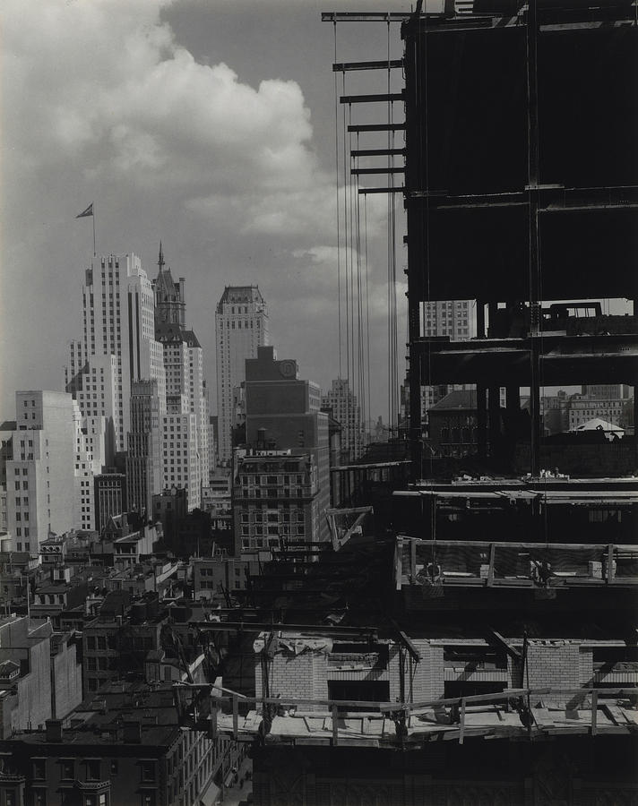 From My Window at An American Place Photograph by Alfred Stieglitz