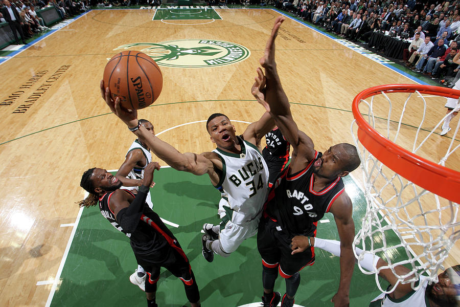 Giannis Antetokounmpo #20 Photograph by Gary Dineen