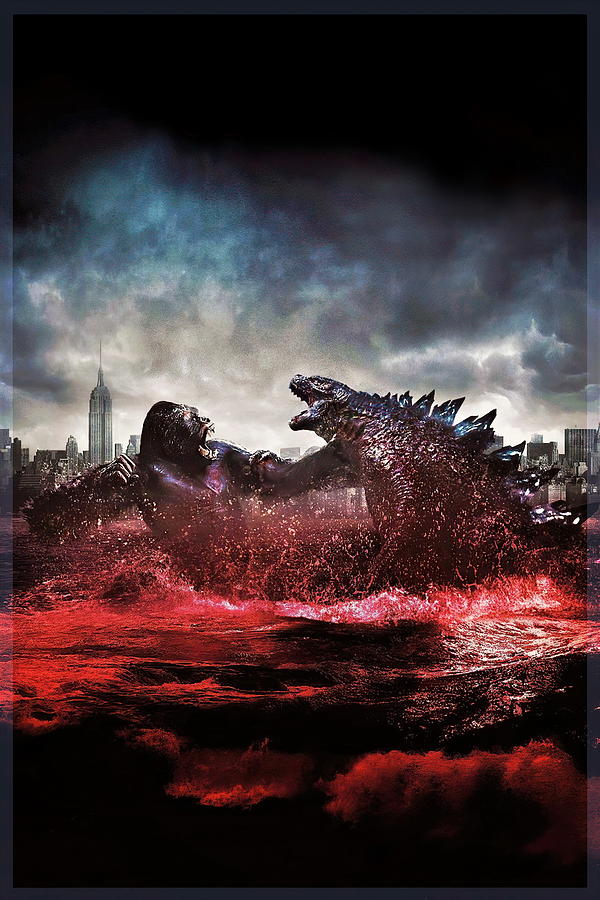 Godzilla vs. Kong 2021 #20 Digital Art by Geek N Rock - Fine Art America