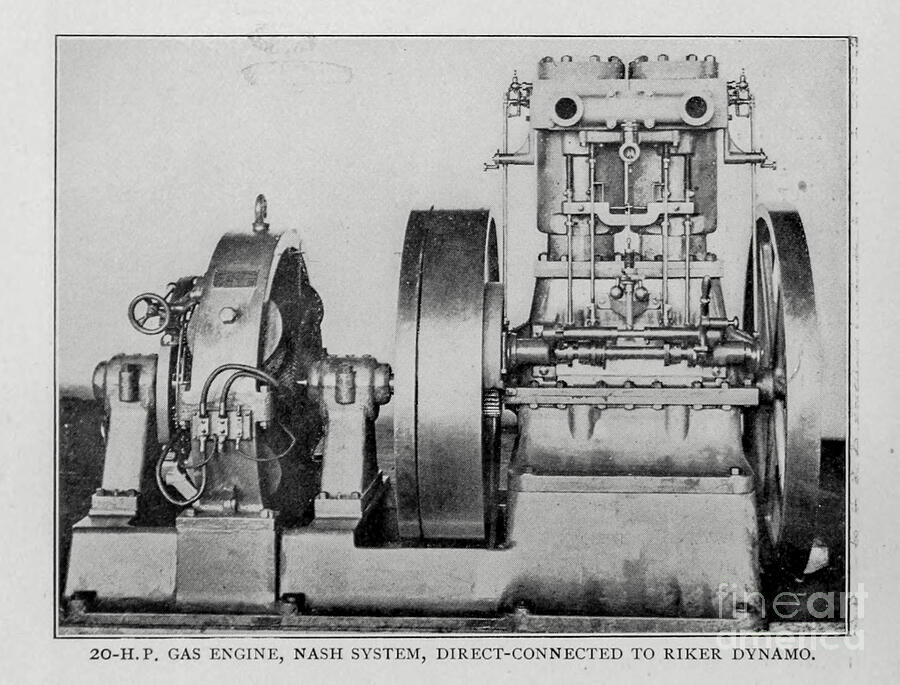 20-h.p. Gas Engine Nash System, Ab2 Photograph