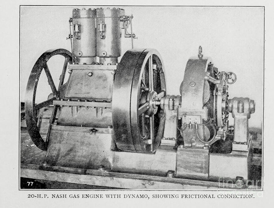 20-h.p. Nash System, Gas Engine Ab3 Photograph